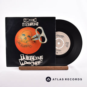 Angelic Upstarts Teenage Warning 7" Vinyl Record - Front Cover & Record