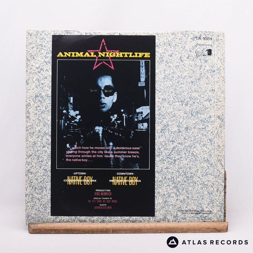 Animal Nightlife - Native Boy - 12" Vinyl Record - VG+/VG+