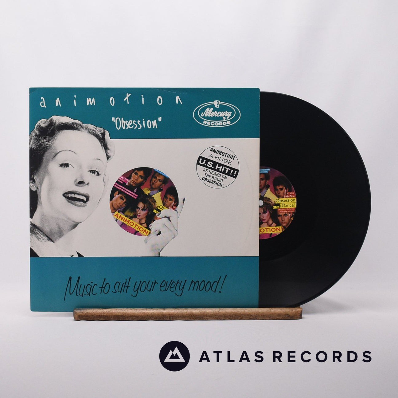 Animotion Obsession 12" Vinyl Record - Front Cover & Record