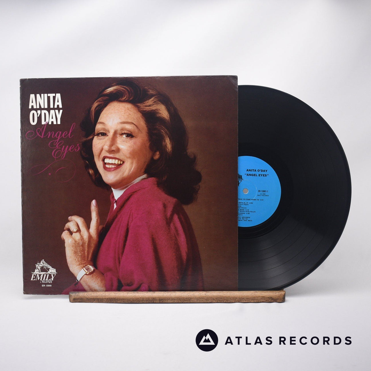 Anita O'Day Angel Eyes LP Vinyl Record - Front Cover & Record