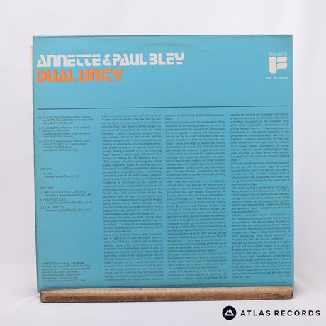 Annette Peacock - Dual Unity - LP Vinyl Record - EX/EX