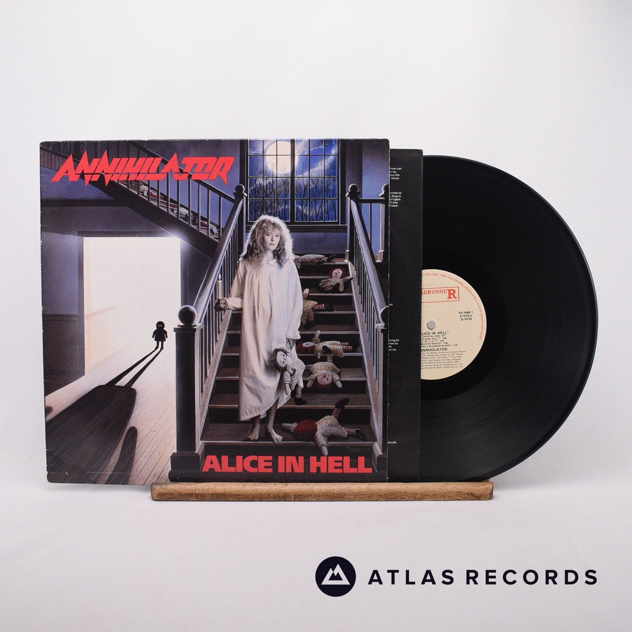 Annihilator Alice In Hell LP Vinyl Record - Front Cover & Record