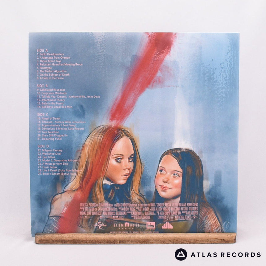 Anthony Willis - Megan - Blue & White Swirl 2 x LP Vinyl Record - EX/NM