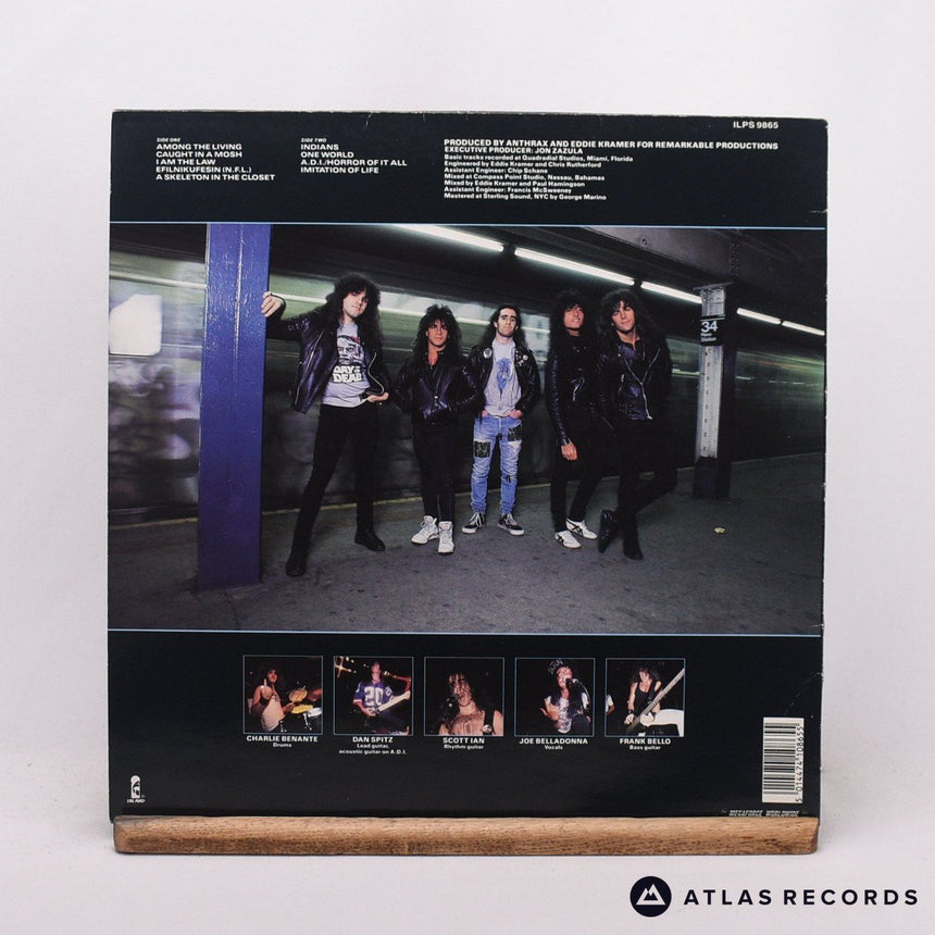 Anthrax - Among The Living - A-1 B-1 LP Vinyl Record - VG+/EX