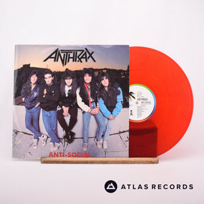 Anthrax Anti-Social 12" Vinyl Record - Front Cover & Record