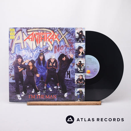 Anthrax I'm The Man 12" Vinyl Record - Front Cover & Record