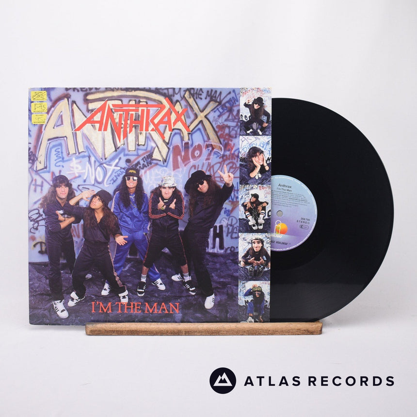 Anthrax I'm The Man 12" Vinyl Record - Front Cover & Record