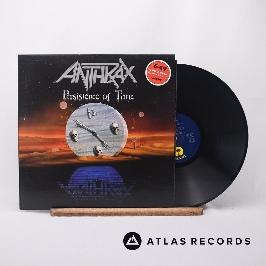Anthrax - Persistence Of Time - Dmm Townhouse A-1 B-1 LP Vinyl Record - EX/VG+