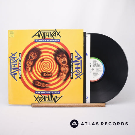 Anthrax State Of Euphoria LP Vinyl Record - Front Cover & Record