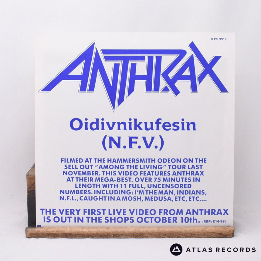 Anthrax - State Of Euphoria - Insert A-1 B-1 LP Vinyl Record - EX/EX