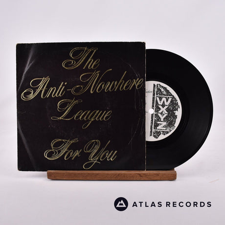 Anti-Nowhere League For You 7" Vinyl Record - Front Cover & Record