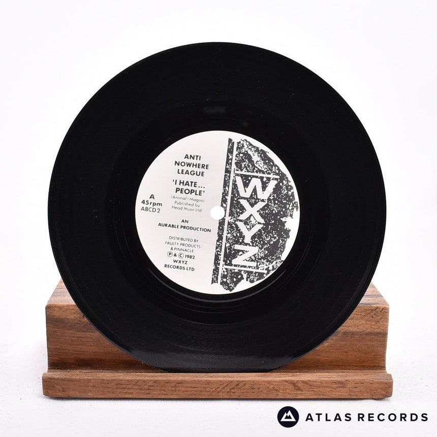 Anti-Nowhere League - I Hate...People - 7" Vinyl Record - EX/EX