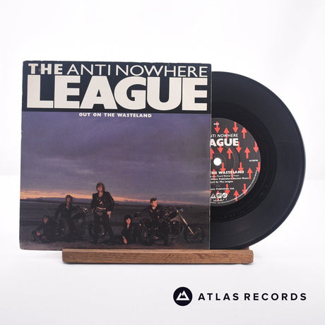 Anti-Nowhere League Out On The Wasteland 7" Vinyl Record - Front Cover & Record