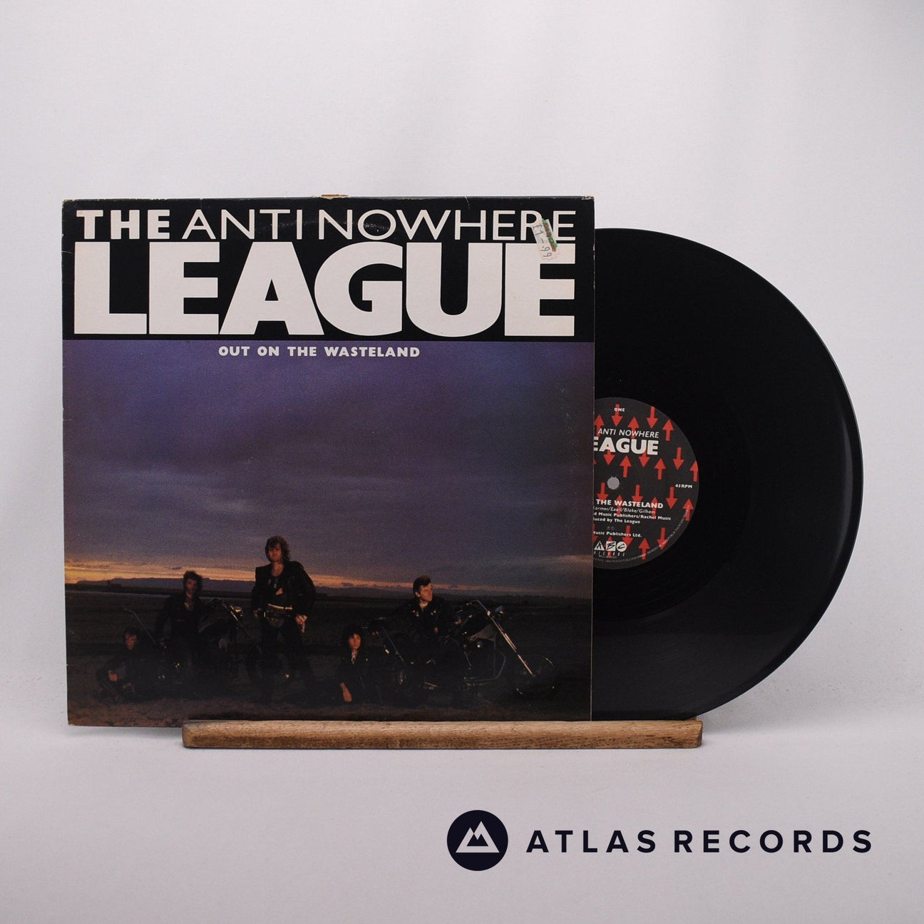 Anti-Nowhere League Out On The Wasteland 12" Vinyl Record - Front Cover & Record