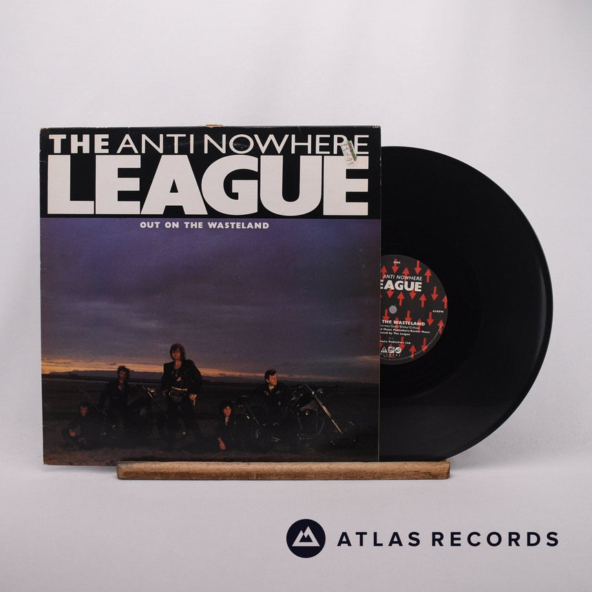 Anti-Nowhere League Out On The Wasteland 12" Vinyl Record - Front Cover & Record