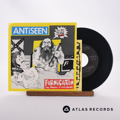 Antiseen Fornication 7" Vinyl Record - Front Cover & Record