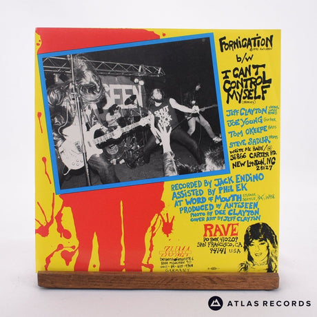 Antiseen - Fornication - 7" Vinyl Record - EX/EX