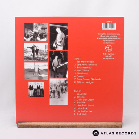 Antisocial - Battle Scarred Skinheads - Reissue A B LP Vinyl Record - NM/NM