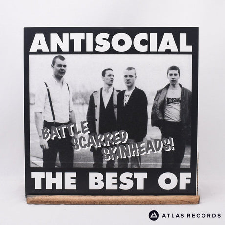 Antisocial - Battle Scarred Skinheads - Reissue A B LP Vinyl Record - NM/NM