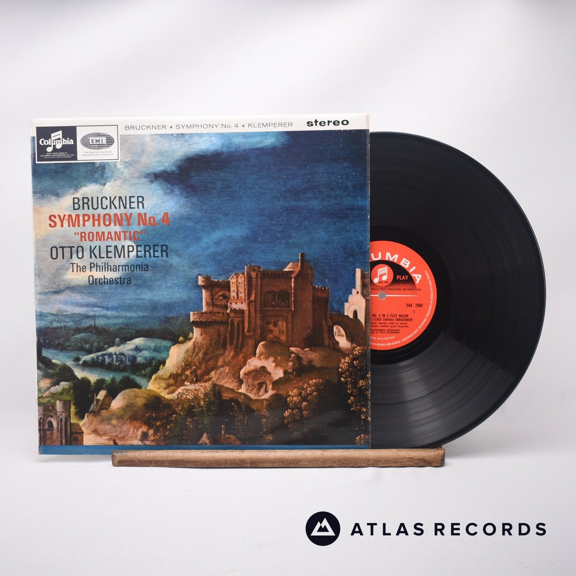Symphony　Anton　Bruckner　EX/NM　LP　Press　Record　First　No.　Records　