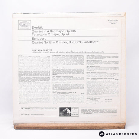 Antonín Dvořák - String Quartet In A Flat, Op. 105 - LP Vinyl Record - EX/NM