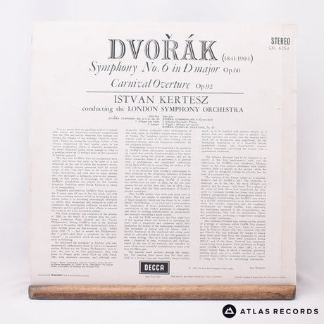 Antonín Dvořák - Symphony No. 6 In D Major ∙ Carnival Overture - LP Vinyl Record
