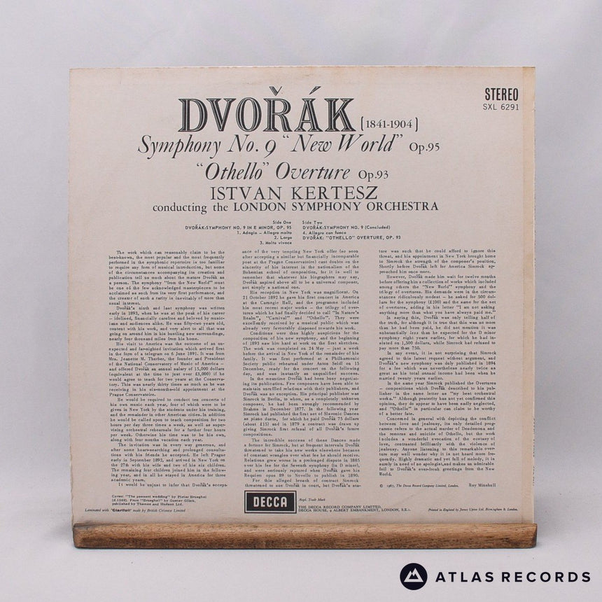 Antonín Dvořák - Symphony No. 9 "New World" ∙ Overture "Othello" - LP Vinyl
