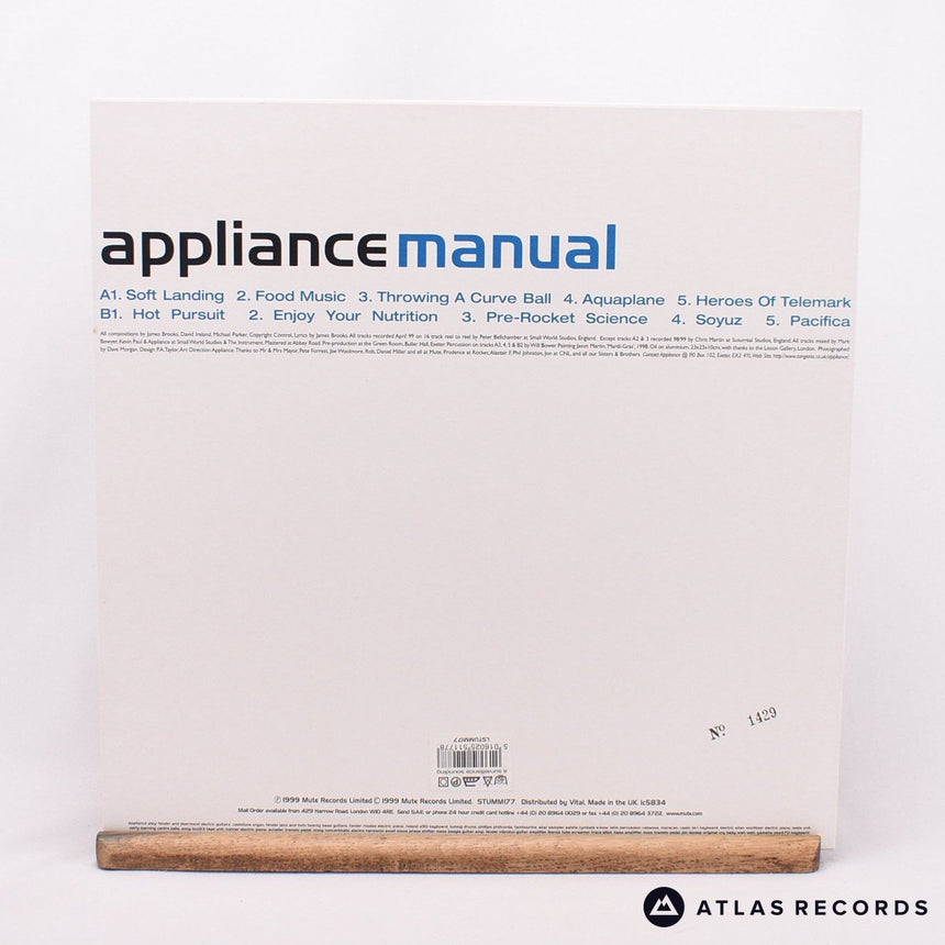Appliance - Manual - Limited Edition Numbered Poster LP Vinyl Record - EX/NM
