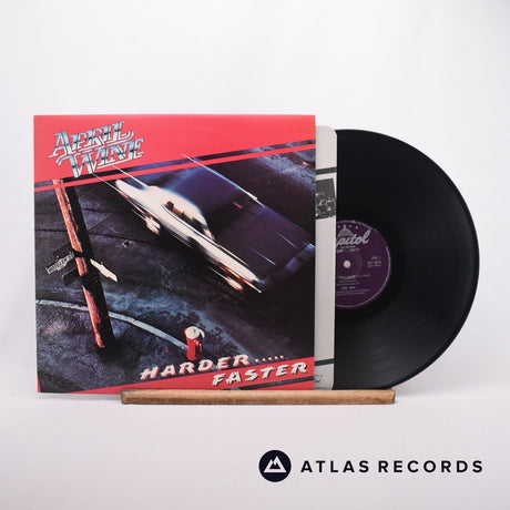 April Wine Harder.....Faster LP Vinyl Record - Front Cover & Record