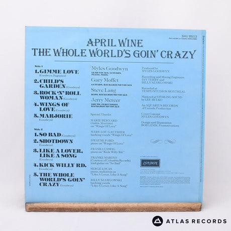 April Wine - The Whole World's Goin' Crazy - LP Vinyl Record - EX/EX