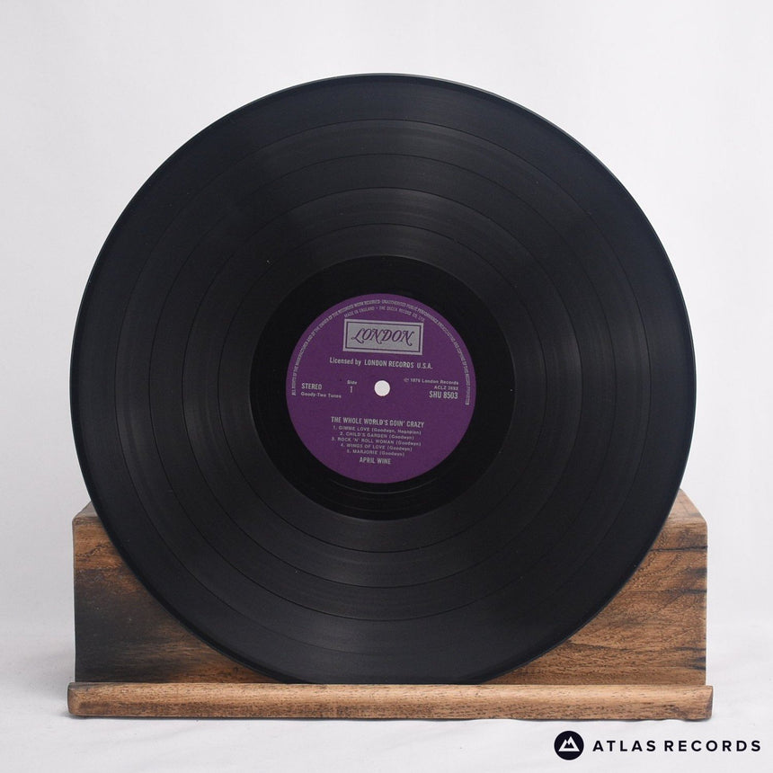 April Wine - The Whole World's Goin' Crazy - LP Vinyl Record - EX/EX
