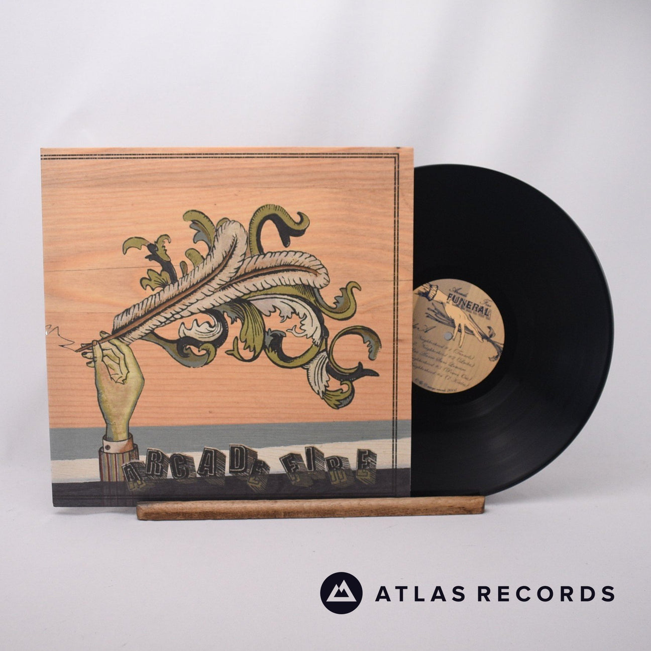 Arcade Fire Funeral LP Vinyl Record - Front Cover & Record