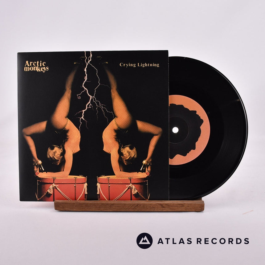 Arctic Monkeys Crying Lightning 7" Vinyl Record - Front Cover & Record