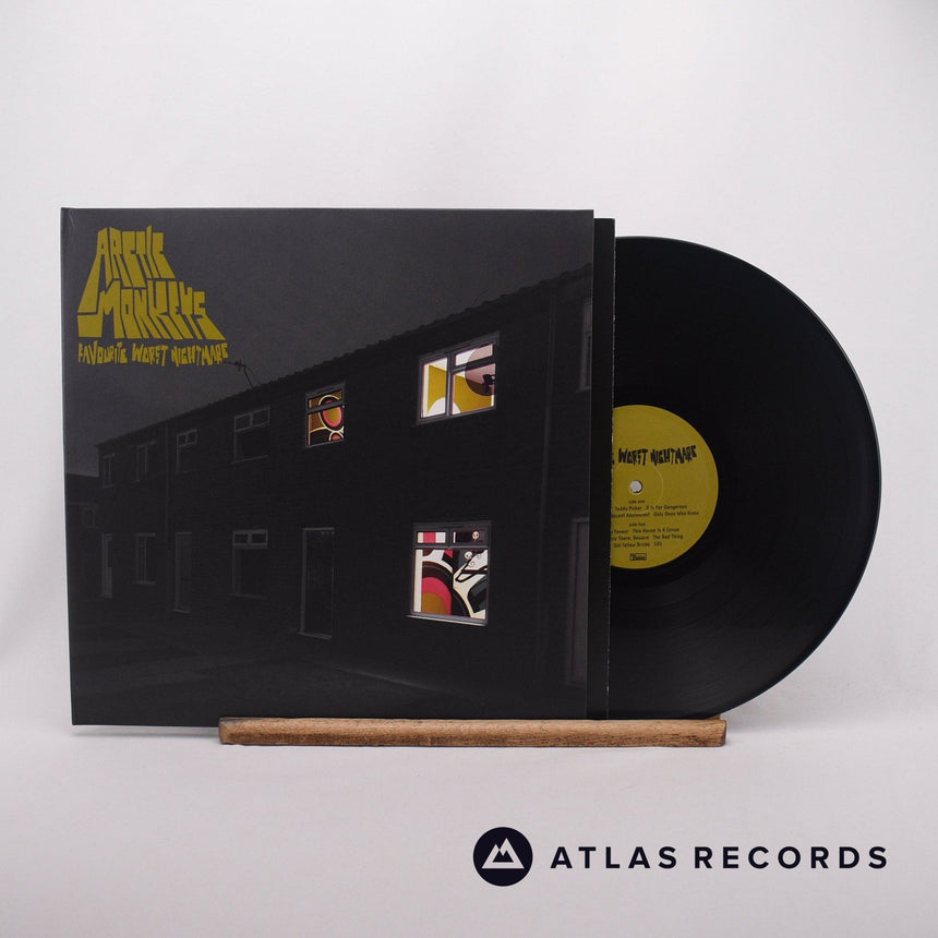 Arctic Monkeys Favourite Worst Nightmare LP Vinyl Record - Front Cover & Record