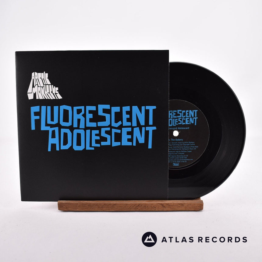 Arctic Monkeys Fluorescent Adolescent 7" Vinyl Record - Front Cover & Record