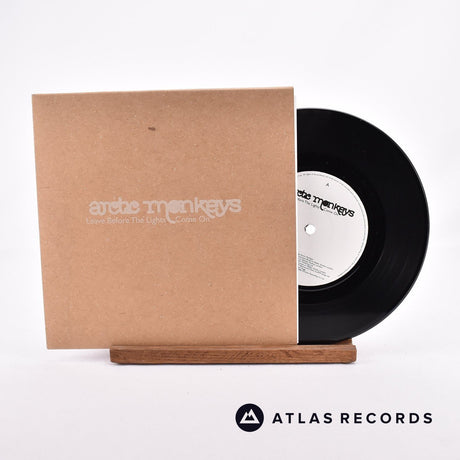 Arctic Monkeys Leave Before The Lights Come On 7" Vinyl Record - Front Cover & Record