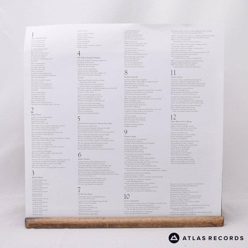 Arctic Monkeys - Suck It And See - 180G Embossed Sleeve LP Vinyl Record - NM/NM