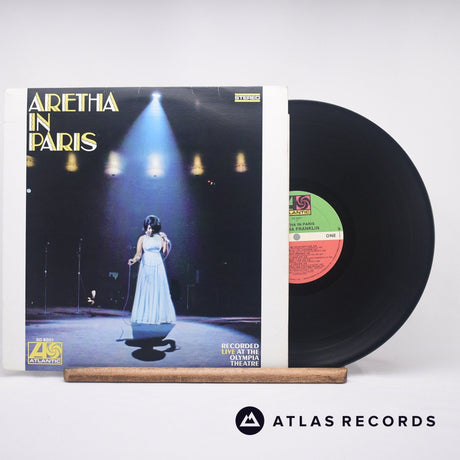 Aretha Franklin Aretha In Paris LP Vinyl Record - Front Cover & Record