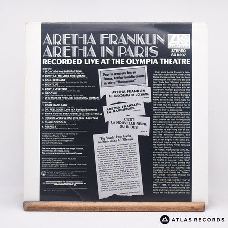Aretha Franklin - Aretha In Paris - Reissue A1 B1 LP Vinyl Record - EX/VG