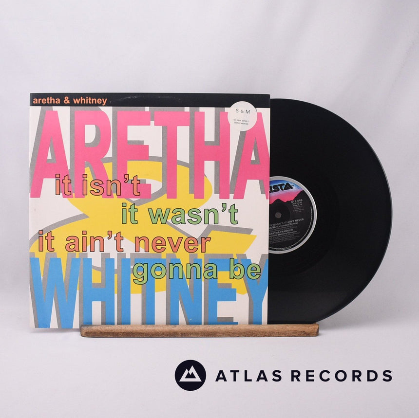 Aretha Franklin It Isn't, It Wasn't, It Ain't Never Gonna Be 12" Vinyl Record - Front Cover & Record