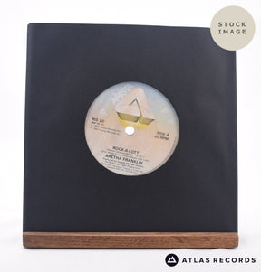 Aretha Franklin Rock-A-Lott 7" Vinyl Record - Sleeve & Record Side-By-Side