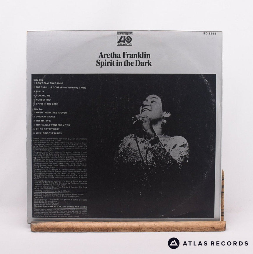 Aretha Franklin - Spirit In The Dark - -1 -2 LP Vinyl Record - VG+/EX