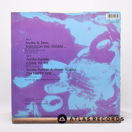 Aretha Franklin - Through The Storm - 12" Vinyl Record - EX/EX