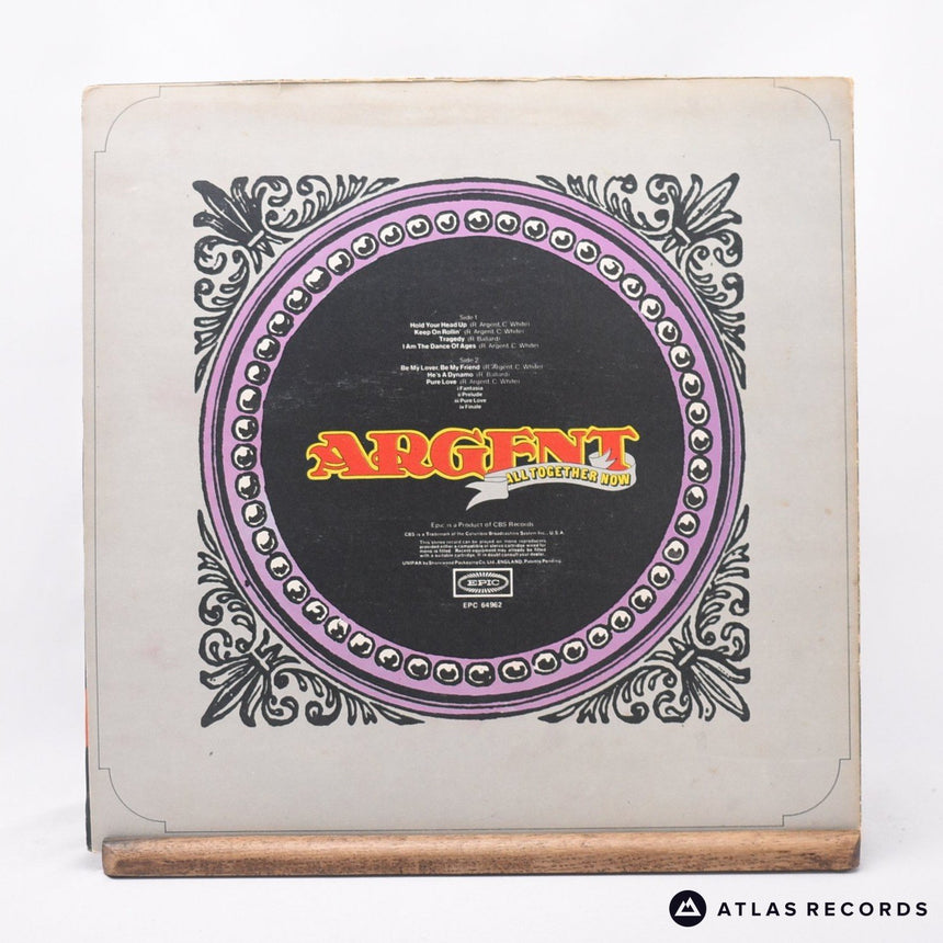 Argent - All Together Now - Insert Gatefold A1 B1 LP Vinyl Record - VG+/VG+