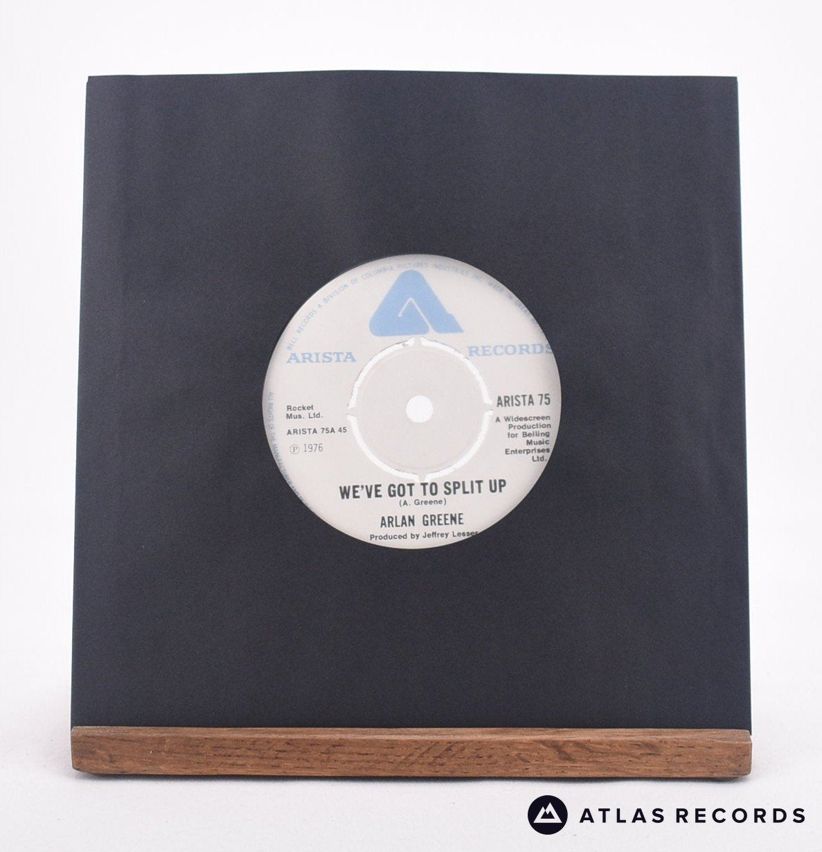 Arlan Greene We've Got To Split Up 7" Vinyl Record - In Sleeve