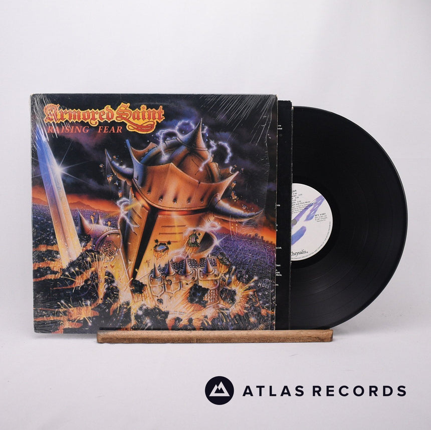Armored Saint Raising Fear LP Vinyl Record - Front Cover & Record