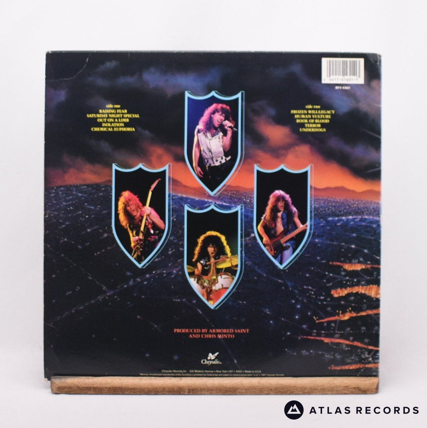 Armored Saint - Raising Fear - Us LP Vinyl Record - VG+/VG+