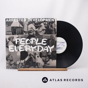 Arrested Development People Everyday 12" Vinyl Record - Front Cover & Record