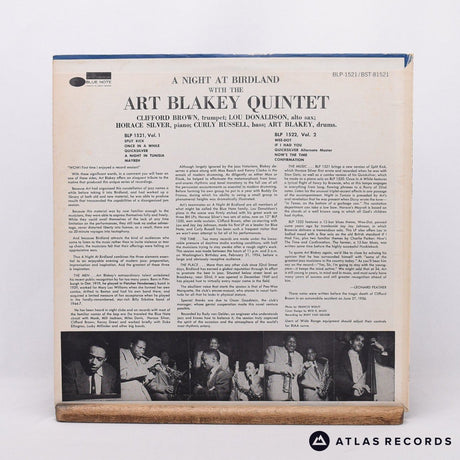 Art Blakey Quintet - A Night At Birdland Volume 1 - A B LP Vinyl Record - VG+/EX