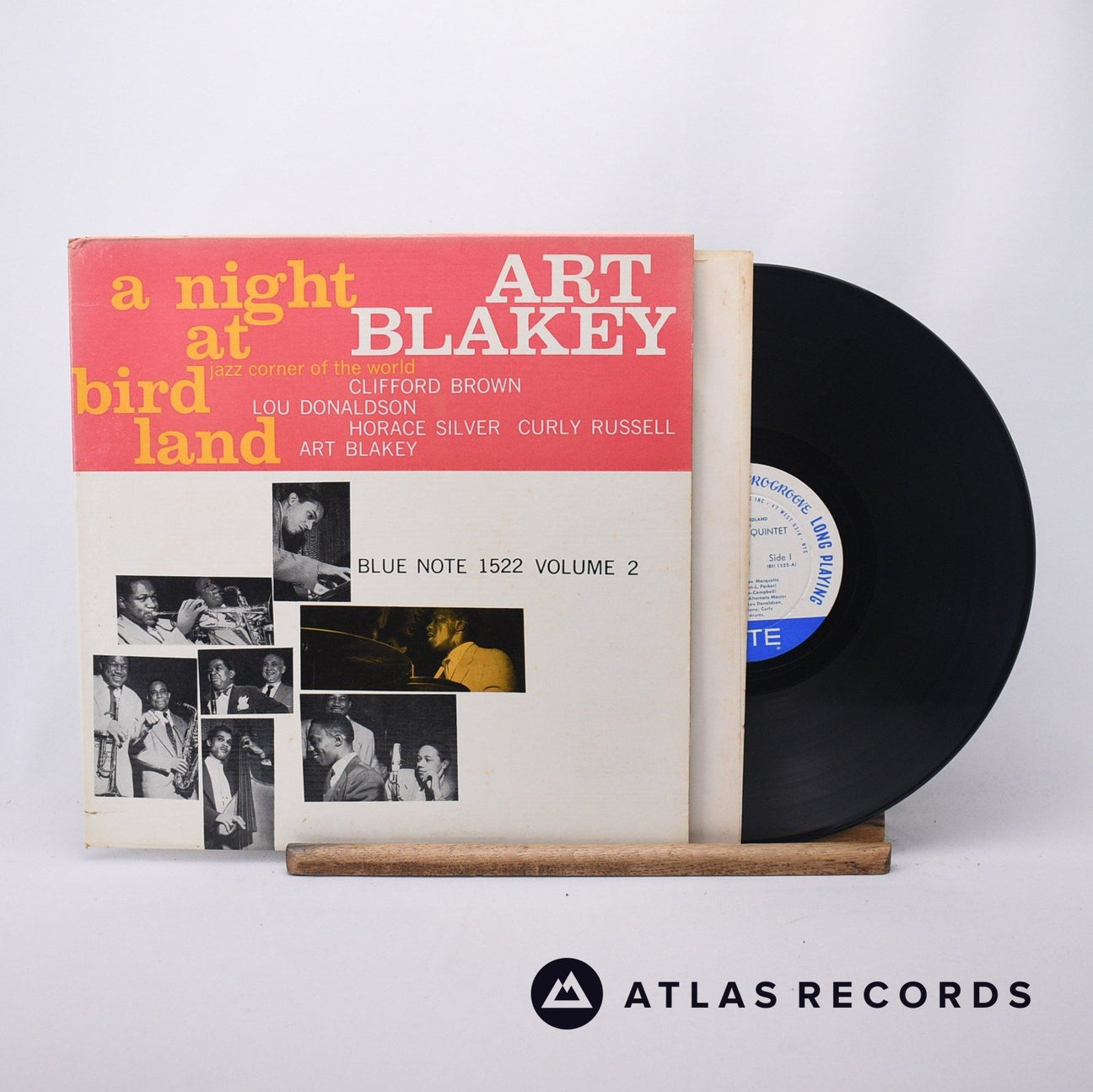 Art Blakey Quintet A Night At Birdland, Volume 2 LP Vinyl Record - Front Cover & Record